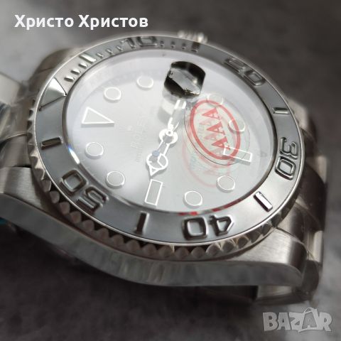 Мъжки луксозен часовник Rolex Yacht-Master Platinum 126622 сребро, снимка 12 - Мъжки - 41632881