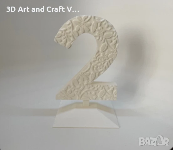 Табелки с номера на маси, снимка 2 - Сватбени аксесоари - 50755417