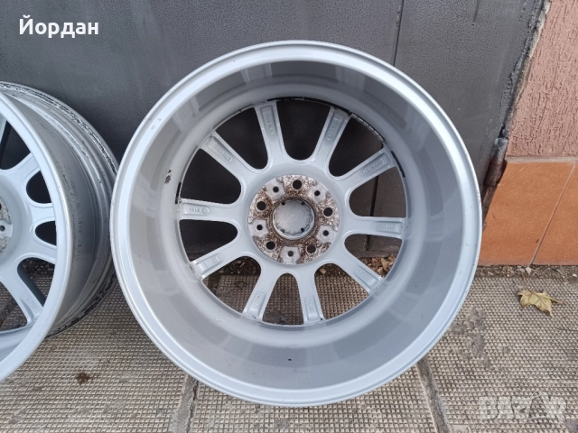 ОРИГИНАЛНИ джанти 18' цола 5x120 ET 30 БМВ / BMW F10 F11 F25 E90 E91, снимка 17 - Гуми и джанти - 52404639