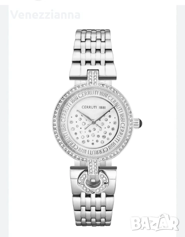 CERRUTI Дамски часовник с кристали, снимка 2 - Дамски - 53847897