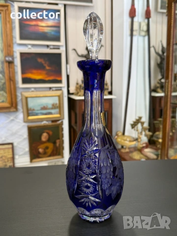 Кристална гарафа от реномираната марка Nachtmann. №7925, снимка 4 - Антикварни и старинни предмети - 53731823