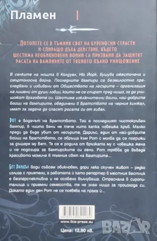 Братството на Черния кинжал. Книга 1: Тъмна любов Дж. Р. Уорд, снимка 2 - Художествена литература - 48335133