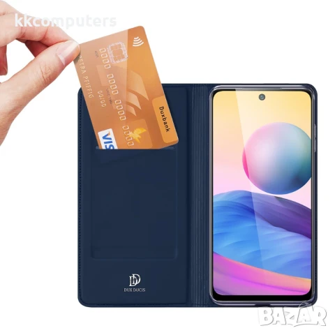 Xiaomi Redmi Note 10 5G DUX DUCIS Кожен Калъф и Протектор, снимка 6 - Калъфи, кейсове - 50573671