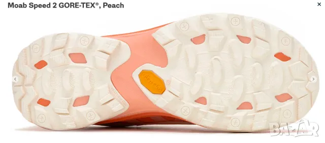 Merrell - Moab Speed 2 GTX Merrell номер 38 - GORE-TEX Водоустойчиви , снимка 2 - Други - 50194369