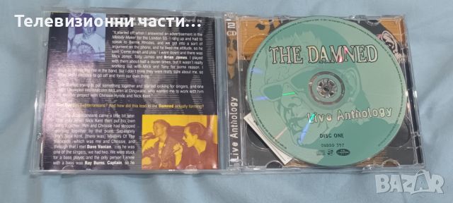 The Damned – Live Anthology 2001 UK Sanctuary Records (2 Аудио диска) В отлично състояние, снимка 3 - CD дискове - 46513376