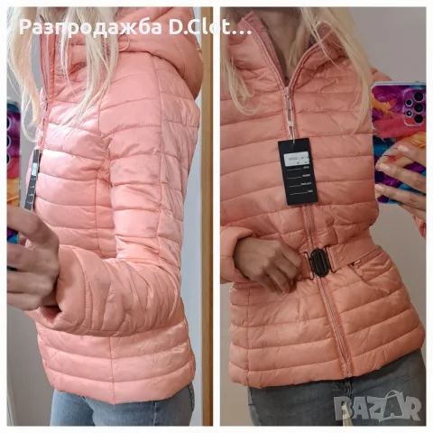 Преходно розово яке S/M, снимка 1 - Якета - 36360135