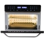 Многофункционален фритюрник с горещ въздух 30L - Мощна 2200W фурна с конвекция, 24 програми, снимка 4