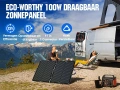 ECO-WORTHY 100W Сгъваем Соларен Панел 12V за Къмпинг и Каравани, снимка 10