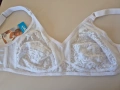 Naturana Бял Дантелен Сутиен без Банел 85C, снимка 10