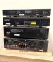🔊Ретро аудио система - сет TECHNICS - усилвател, сд плеър, дек и тунер🔊, снимка 4