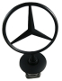 Емблема мерник за Mercedes Benz Black, снимка 2