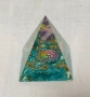 Пирамида - оргонит с естествени камъни, снимка 1