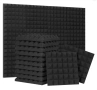24 бр. пирамидални акустични панели 30×30×5 см Акустична пяна Шумоабсорбираща, снимка 13