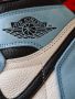 Nike Air Jordan 1 High University Blue Нови Оригинални Мъжки Обувки Кецове Размер 43 Номер 27.5, снимка 11