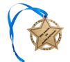 Подарък-медал за шампиони с форма на звезда, снимка 1 - Сувенири от дърво - 45129036