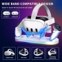 Нова докинг Зарядна станция Meta Quest 3 3S за headset и 2 контролера, снимка 4