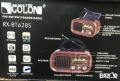 Ретро радио Golon RX-BT628 S, соларен панел, Bluetooth, MP3,, снимка 2