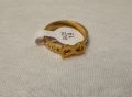Дамски пръстен от медицинска стомана с камъни цирконии Безкрайност, снимка 2