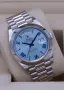 Rolex Day-Date 40mm President Platinum Ice Blue Dial Automatic Различни Варианти, снимка 3