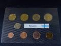 Финландия 1999 - 2001 - Евро сет - комплектна серия от 1 цент до 2 евро + медал, снимка 3