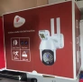 Нова ‼️Wifi / IP Смарт камера за външна употреба, FULL HD 2.0MP, 50 LED, 355°, Въртяща се камера, с , снимка 2