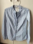 Синьо-бяла раирана риза H&M L.O.G.G., размер S, снимка 1