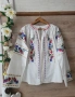 Нова ръчно бродирана блуза тип шевици , снимка 1