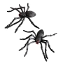 6159 Реалистични гумени паяци за Хелоуин украса, 2 броя, снимка 4