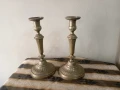 Два барокови свещника комплект, снимка 1