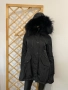 Яке с естествен косъм на качулката, снимка 1