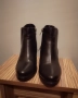 Нови дамски есенни черни боти на нисък дебел ток 38 размер, снимка 4