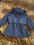 Елегантна синя парка с естествен косъм 120см.гр.об, снимка 2