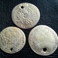 Стара сребърна монета/и 10 , 15 и 20 кройцера -топ цена !, снимка 5 - Нумизматика и бонистика - 45528590