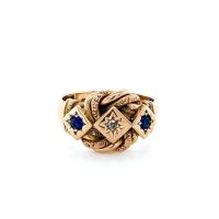 Златен дамски пръстен с брилянт 5,97гр. размер:56 9кр. проба:375 модел:23569-1, снимка 1 - Пръстени - 45408273