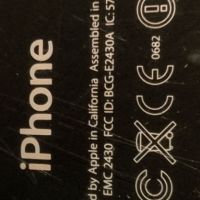Два броя мобилни телефони iPhone бял и черен корпус, снимка 3 - Apple iPhone - 45416329