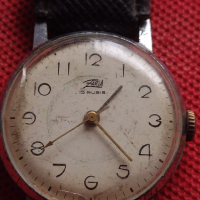 Стар ръчен часовник ZARIA 15 RUBIS работи перфектно състояние 18653, снимка 4 - Антикварни и старинни предмети - 44985560