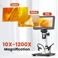 Цифров микроскоп MUSTOOL DM9 Pro 1200X LED 16MP електронен микроскоп LED светлини Ендоскопска Камера, снимка 2 - Друга електроника - 45728808