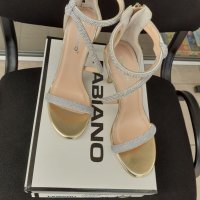 Дамски сандали на ток - НОВИ, снимка 3 - Дамски обувки на ток - 45076292