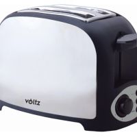 Тостер за хляб Voltz V51440D, 750W, 2 филийки Тостер за 2 филийки Електронен контрол на запичане., снимка 1 - Тостери - 45406556