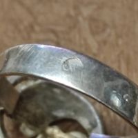 Сребърен пръстен (226), снимка 6 - Пръстени - 45545076