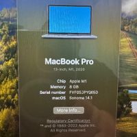 Macbook Pro M1, снимка 4 - Лаптопи за работа - 45177284
