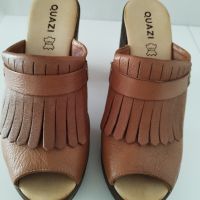 дамски чехли от естествена кожа, снимка 2 - Чехли - 45303545