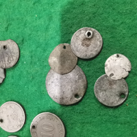 Лот стари сребърни бронзови и медни монети от накит, снимка 4 - Нумизматика и бонистика - 44972440