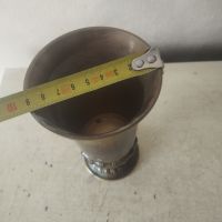 Стара бронзова чаша,потир, снимка 4 - Други ценни предмети - 45694009