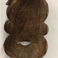Дървена, маска, автентична, антик, ръчна изработка, Африка, снимка 4 - Антикварни и старинни предмети - 45747307