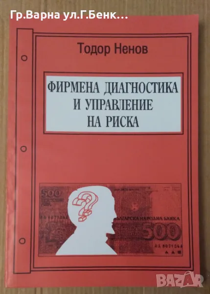 Фирмена диагностика и управление на риска  Тодор Ненов 12лв, снимка 1