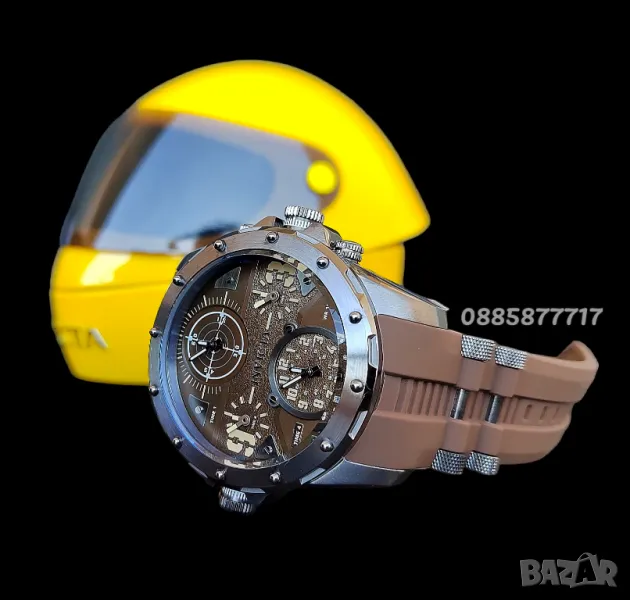 часовник INVICTA Coalition forces Brown 52 mm, НОВ , снимка 1