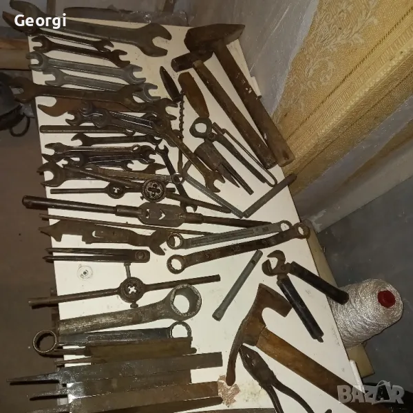 стари пили дледа, чукове и инструменти от соца, снимка 1