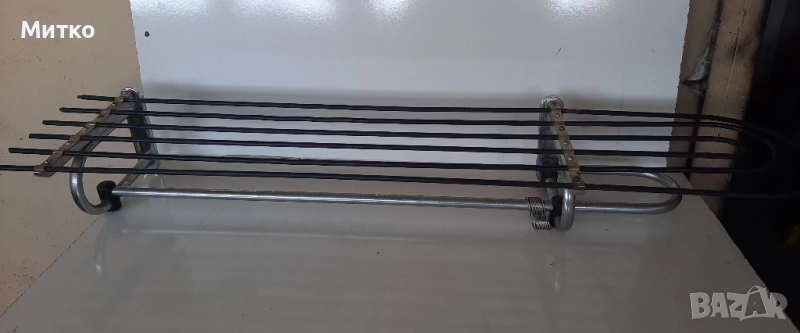 Ретро метална тръбна закачалка за стена или портманто, снимка 1