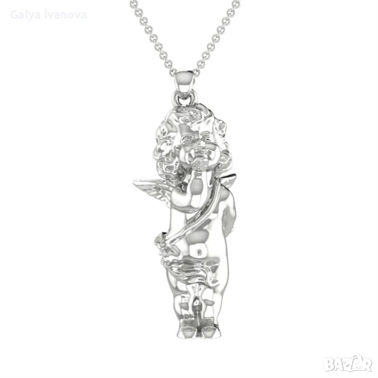 Сребърно и златно ангелче , снимка 1